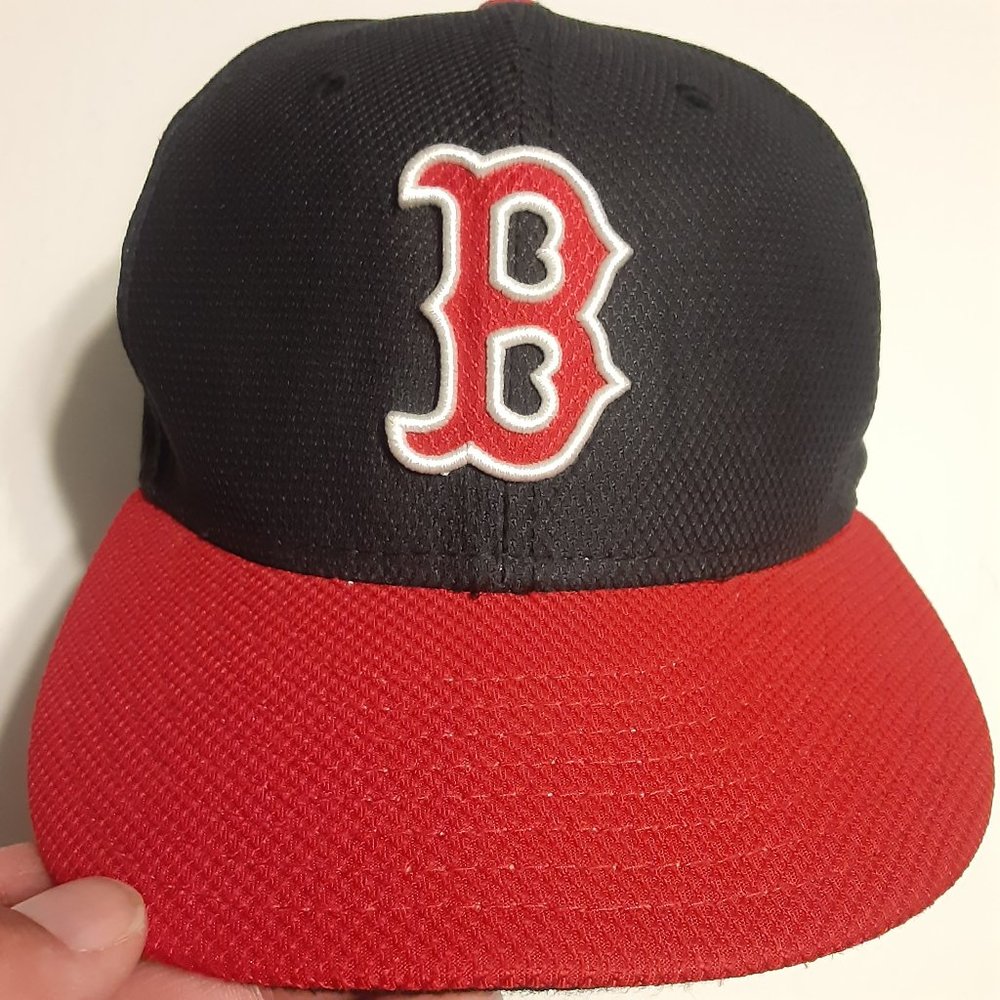 Boston Red Sox New Era 59fifty Fitted Hat/Cap Size 7 1/8